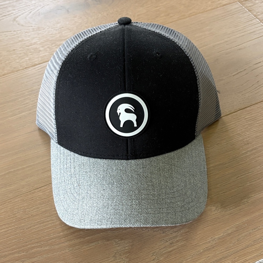 Classic Backcountry Black and Gray Trucker Hat